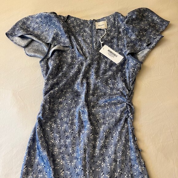 Reformation Vida Satin Dress in Mazzy - Picture 3 of 4